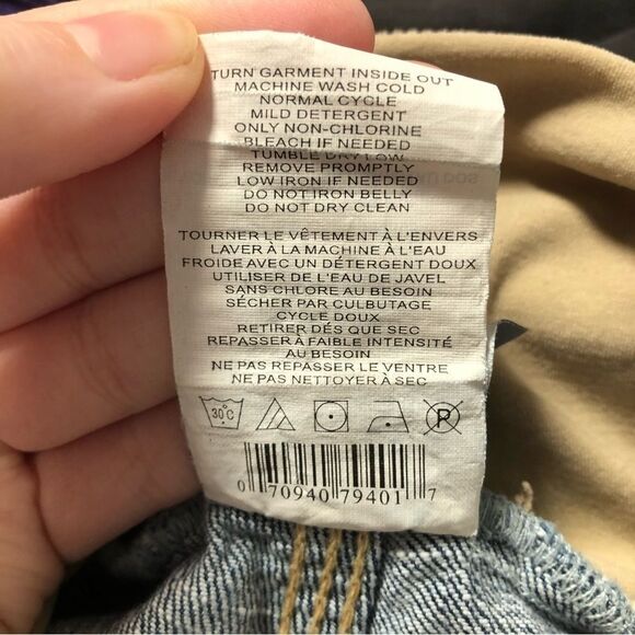 Get Used by Lexi Women's Maternity Secret Fit Belly Cropped Jeans  size small - Picture 7 of 7